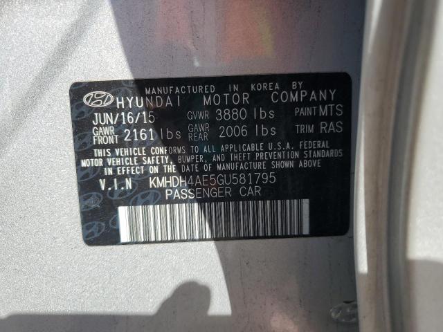 2016 HYUNDAI ELANTRA SE - KMHDH4AE5GU581795