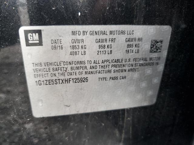 2017 CHEVROLET MALIBU LT - 1G1ZE5STXHF125926