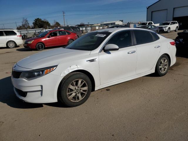 KIA OPTIMA LX 2016 white  gas 5XXGT4L3XGG057558 photo #1