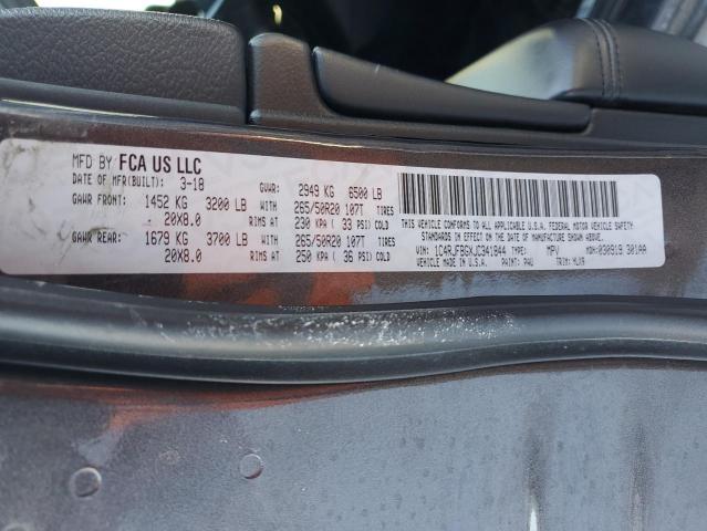 2018 JEEP GRAND CHER - 1C4RJFBGXJC341844