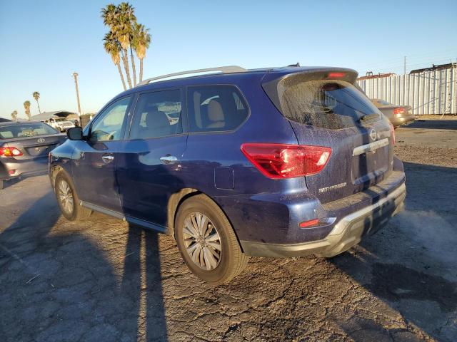 NISSAN PATHFINDER 2018 blue  gas 5N1DR2MN6JC606083 photo #3