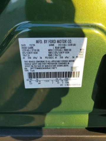 2025 FORD MAVERICK L 3FTTW8S36SRA11671