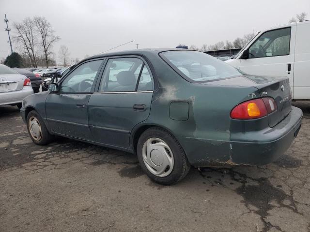 TOYOTA COROLLA VE 2000 green  gas 1NXBR12E5YZ390364 photo #3