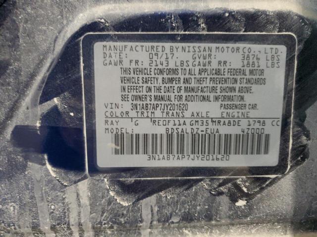 2018 NISSAN SENTRA S - 3N1AB7AP7JY201620