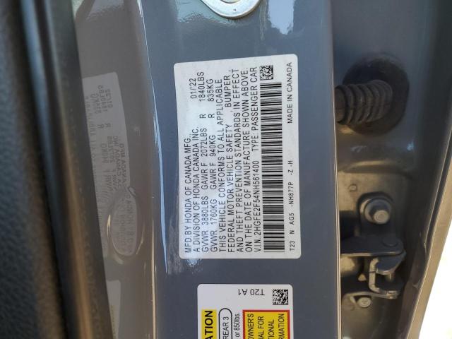 2022 HONDA CIVIC SPOR - 2HGFE2F54NH561400
