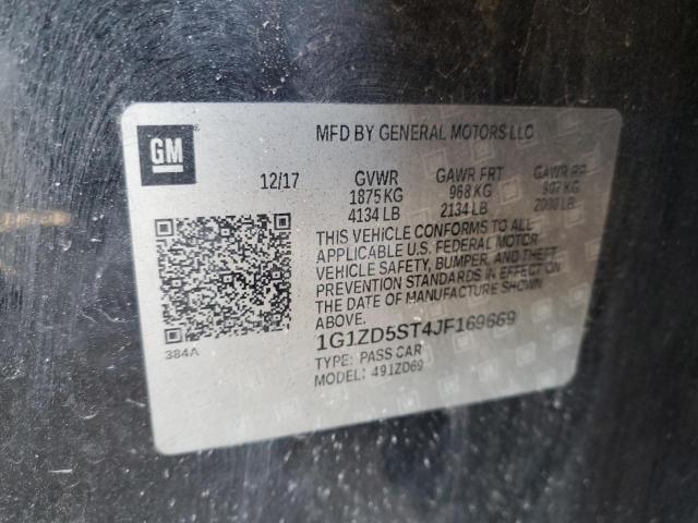 2018 CHEVROLET MALIBU LT - 1G1ZD5ST4JF169669