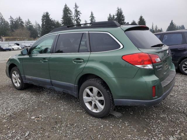 SUBARU OUTBACK 2. 2014 green  gas 4S4BRBDC9E3233777 photo #3