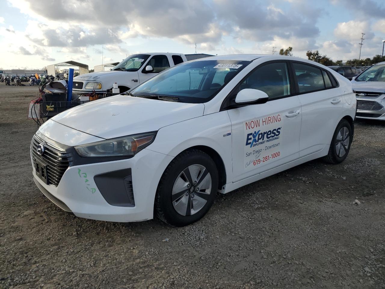 KMHC65LC3HU022203 HYUNDAI IONIQ BLUE 2017