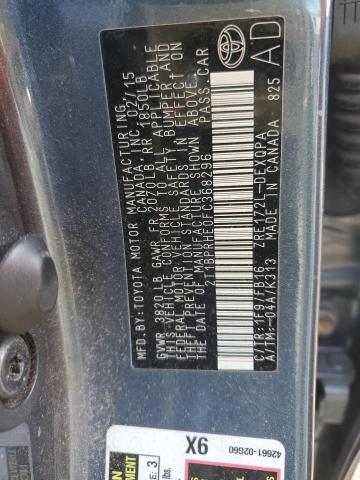 2015 TOYOTA COROLLA EC - 2T1BPRHE0FC368296