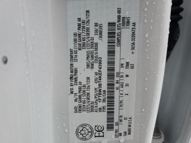 2019 FORD F350 SUPER 1FT8W3BT4KEF43903