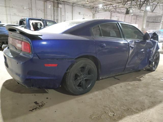 DODGE CHARGER SE 2013 blue sedan 4d flexible fuel 2C3CDXBG3DH688148 photo #4