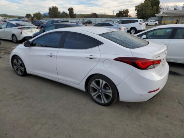 HYUNDAI ELANTRA SE 2015 white  gas KMHDH4AH4FU358396 photo #3