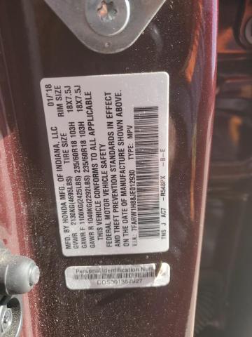 2018 HONDA CR-V EXL - 7FARW1H88JE012930