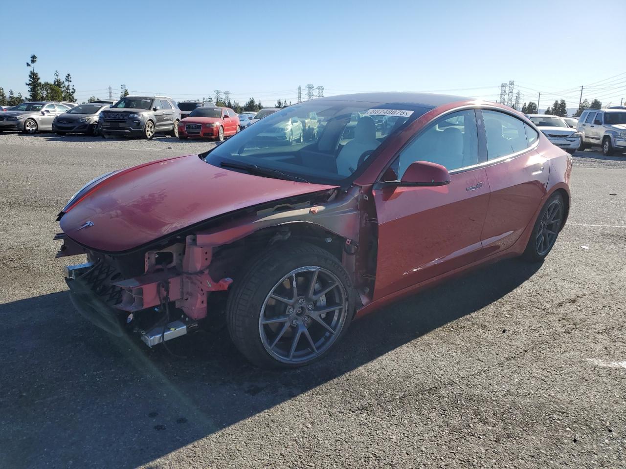 5YJ3E1EB0NF137933 TESLA MODEL 3 2022