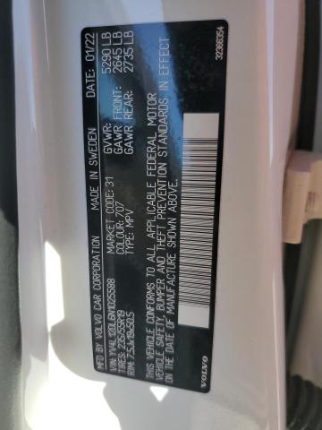 2022 VOLVO XC60 B5 IN YV4L12DL6N1025588