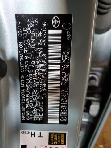 2019 TOYOTA PRIUS - JTDKARFU1K3073528