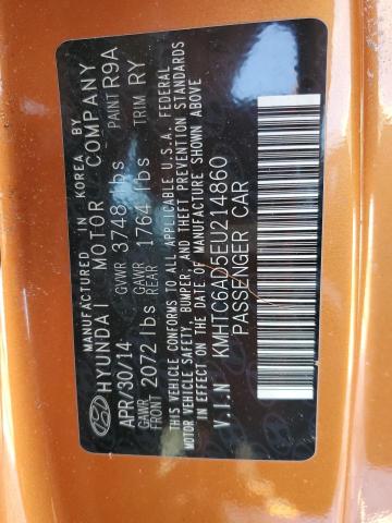 kmhtc6ad5eu214860 - 2014 Hyundai veloster - #42201705