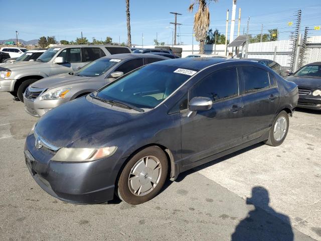 HONDA CIVIC HYBR 2006 gray sedan 4d hybrid engine JHMFA36206S029169 photo #1