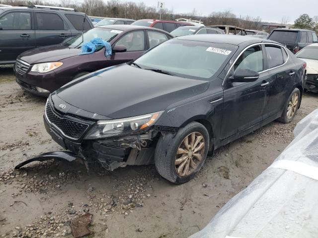 KIA OPTIMA LX 2015 black  gas KNAGM4A7XF5660450 photo #1