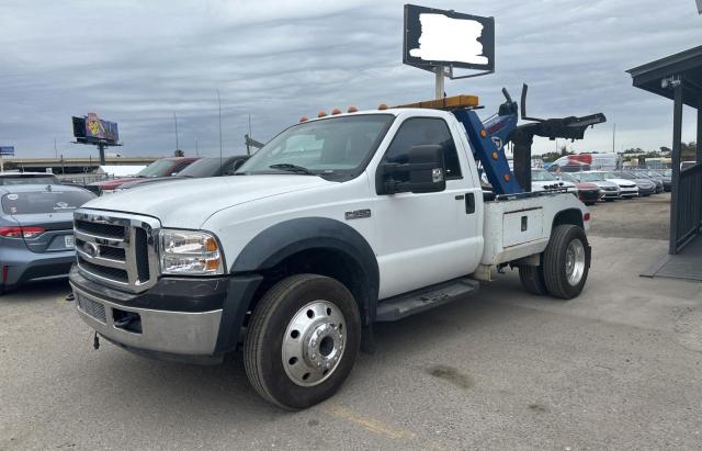 FORD F550 SUPER 2007 white chassis diesel 1FDAF56P07EA37403 photo #3