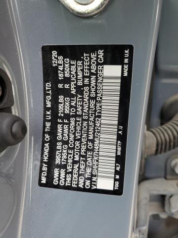 2021 HONDA CIVIC SPOR - SHHFK7H48MU212462
