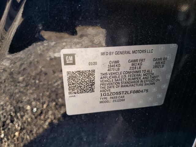 2020 CHEVROLET MALIBU LT - 1G1ZD5ST2LF080475