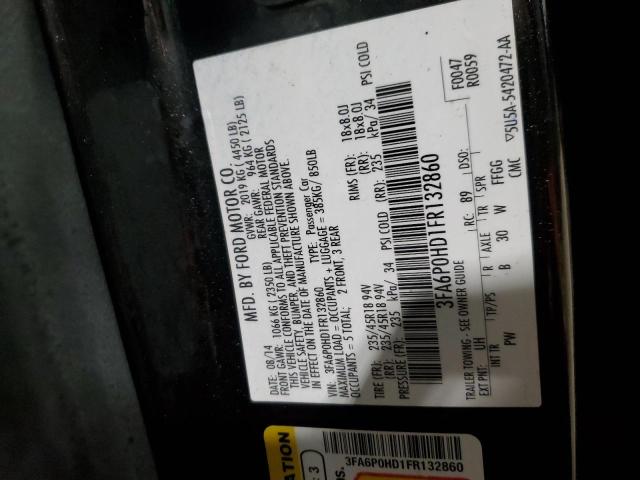 2015 FORD FUSION SE - 3FA6P0HD1FR132860
