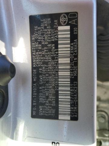 2017 TOYOTA COROLLA L - 2T1BURHEXHC762741