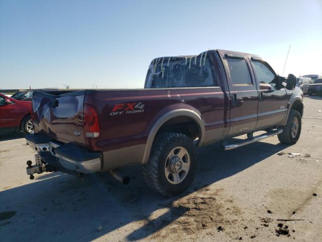 FORD F250 SUPER 2006 burgundy  diesel 1FTSW21P46EC49864 photo #4