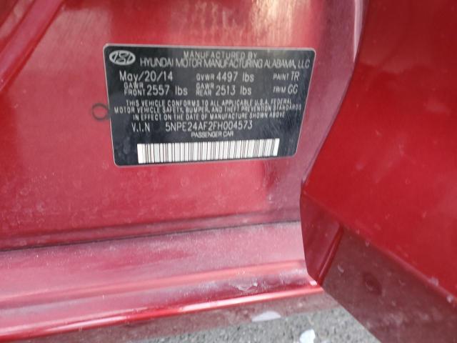 2015 HYUNDAI SONATA SE 5NPE24AF2FH004573
