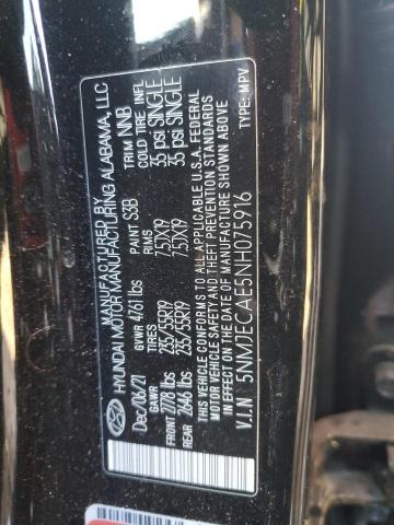 2022 HYUNDAI TUCSON LIM - 5NMJECAE5NH075916