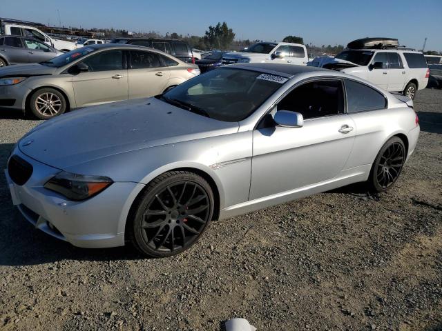 BMW 645 CI AUT 2005 silver  gas WBAEH73455B193325 photo #1