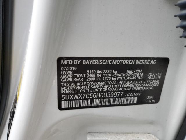 2017 BMW X3 XDRIVE3 - 5UXWX7C56H0U39977