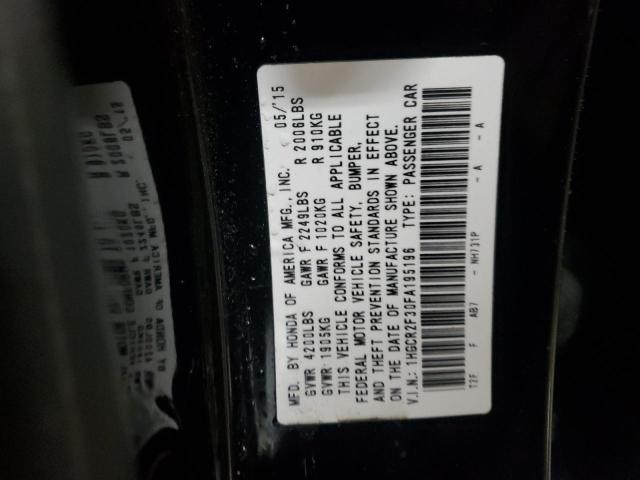 2015 HONDA ACCORD LX - 1HGCR2F30FA195196