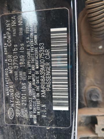 2021 HYUNDAI VENUE SE KMHRB8A39MU075363