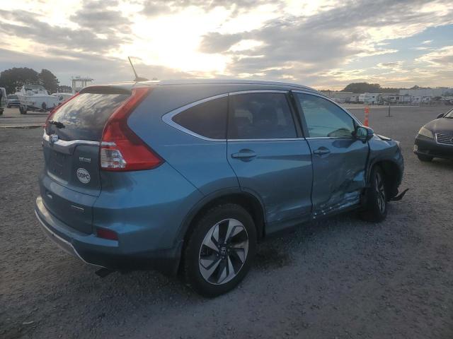 HONDA CR-V TOURI 2015 turquoise  gas 5J6RM3H97FL025141 photo #4