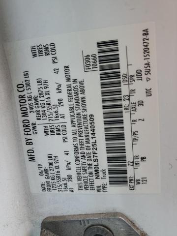 2020 FORD TRANSIT CO - NM0LS7F25L1440509