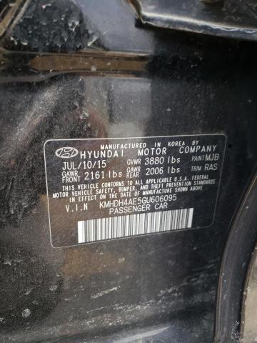 2016 HYUNDAI ELANTRA SE - KMHDH4AE5GU606095