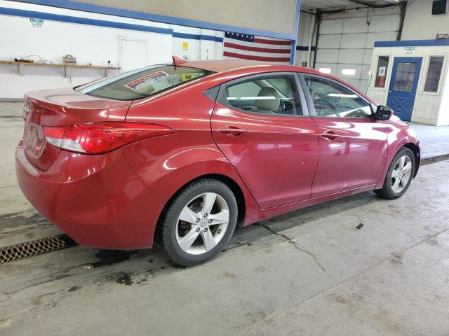 HYUNDAI ELANTRA GL 2012 red  gas KMHDH4AE7CU356997 photo #4