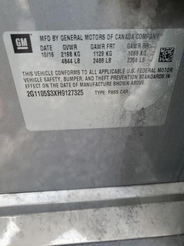 2017 CHEVROLET IMPALA LT - 2G1105S3XH9127325