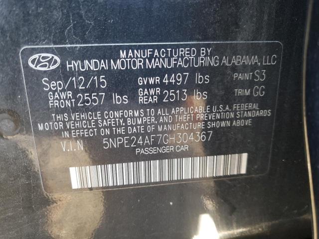 2016 HYUNDAI SONATA SE 5NPE24AF7GH304367