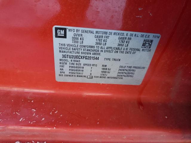 2015 GMC SIERRA K15 - 3GTU2UECXFG201544
