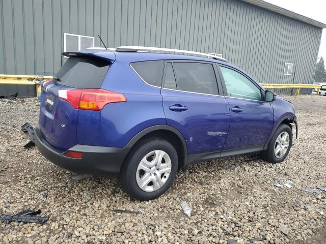 TOYOTA RAV4 LE 2015 blue  gas 2T3ZFREV5FW146588 photo #4