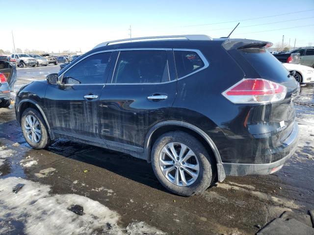 NISSAN ROGUE S 2016 black 4dr spor gas KNMAT2MV6GP598285 photo #3