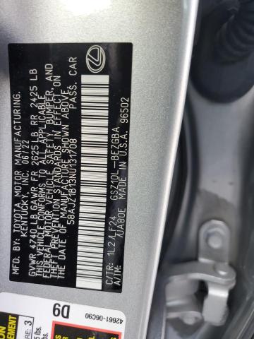 2022 LEXUS ES 350 F S 58AJZ1B13NU131708