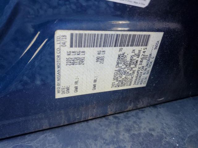 2018 NISSAN MAXIMA 3.5 - 1N4AA6AP9JC386245