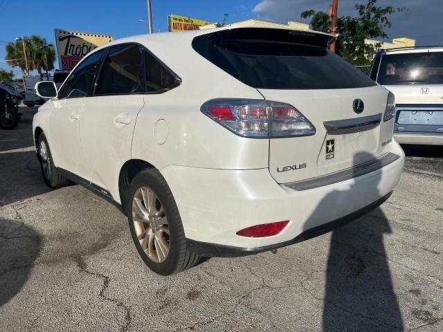 LEXUS RX 450H 2010 white 4dr spor hybrid engine JTJZB1BA2A2000596 photo #4