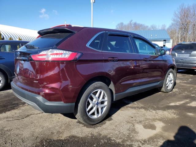 FORD EDGE SEL 2021 burgundy  gas 2FMPK4J97MBA26625 photo #4