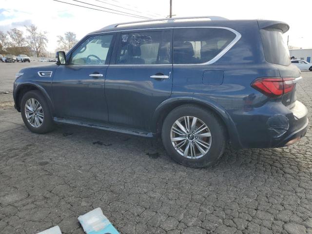 INFINITI QX80 LUXE 2020 blue  gas JN8AZ2NEXL9252045 photo #3