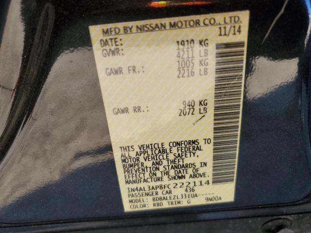 2015 NISSAN ALTIMA 2.5 - 1N4AL3AP8FC222114